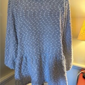 Cozy Textured Gray Sweater